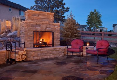 Outdoor Fireplace Masonry