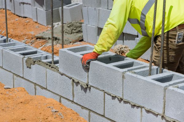 Concrete Blocks Installation in Bentonville