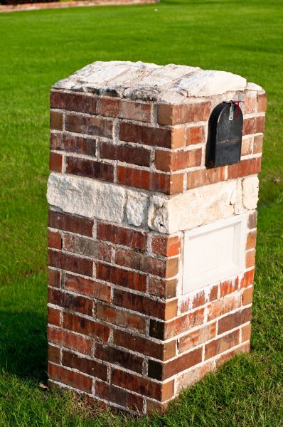 Brick Mailbox Installation in Bentonville