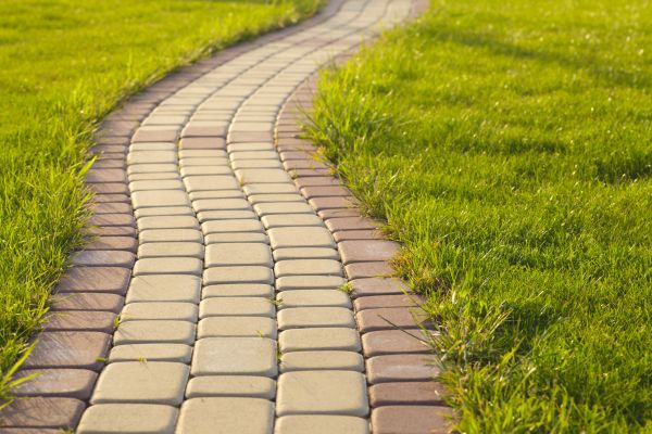 Sidewalk Brick Repair in Bentonville