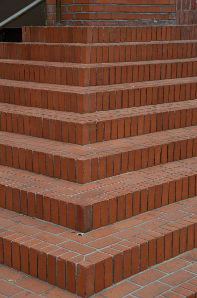 Staircase Brick Repair in Bentonville